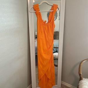 Bright Orange Free People dress